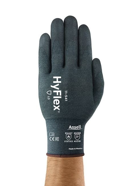 HyFlex® 11-541 Lightweight cut-resistant industrial gloves with exceptional grip