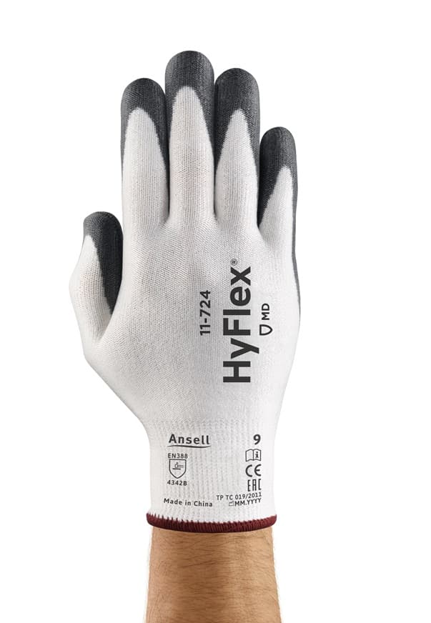 HyFlex® 11-724 Lightweight abrasion-resistant gloves that protect with exceptional durability