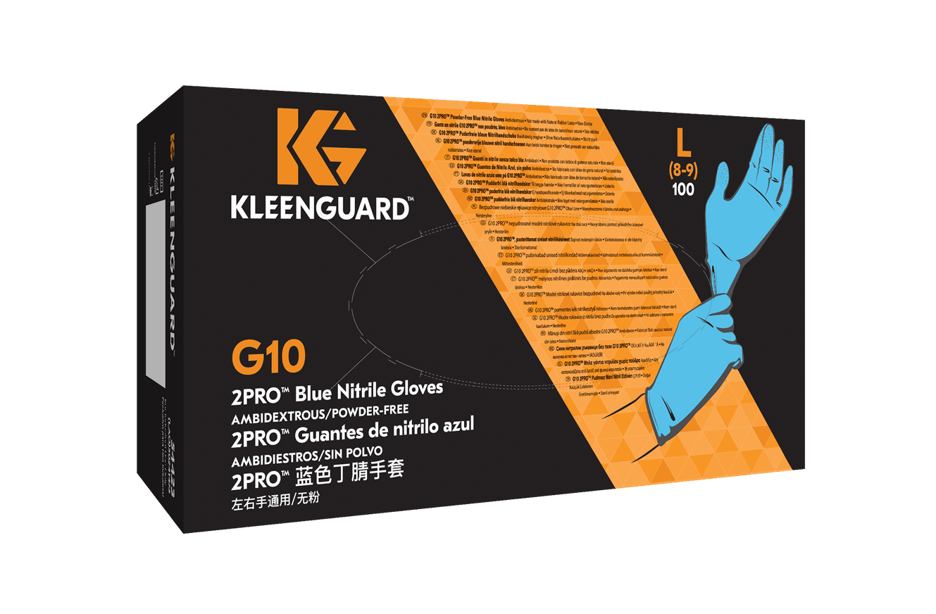 KleenGuard™ G10 2Pro™ Mavi Nitril Eldivenler