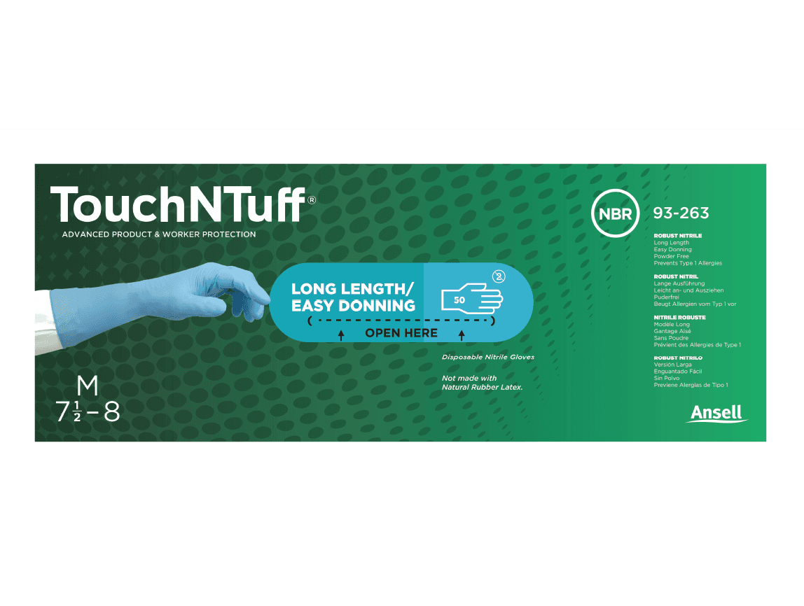 TouchNTuff 93-263 Glove Packaging