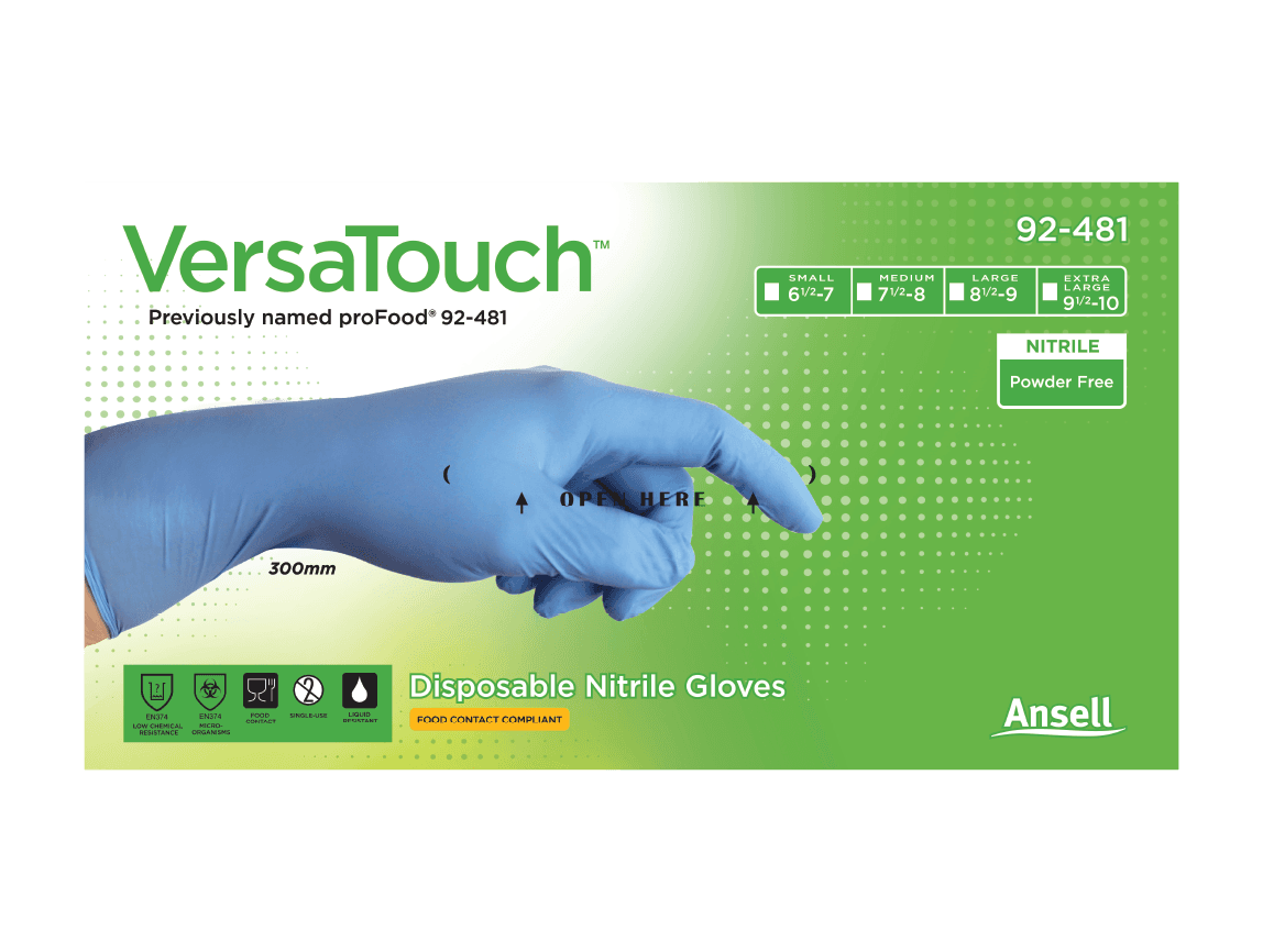 VersaTouch 92-481 Glove Packaging
