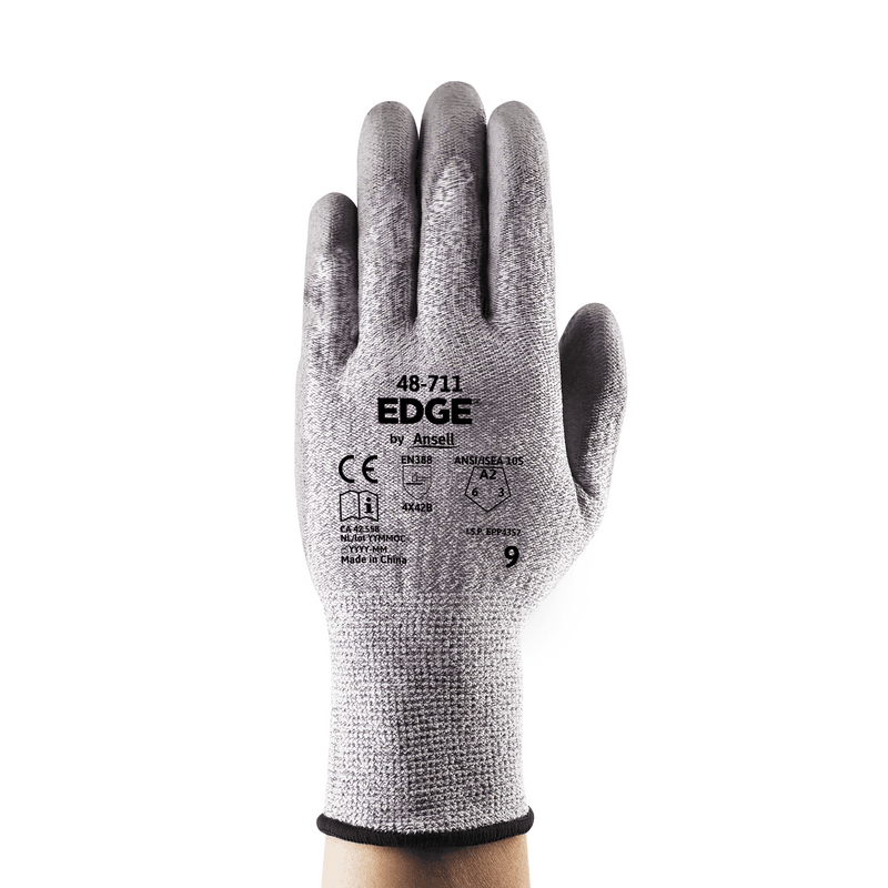 EDGE® 48-711 Medium-duty, abrasion- and cut-resistant gloves designed for dry to slightly oily surfaces