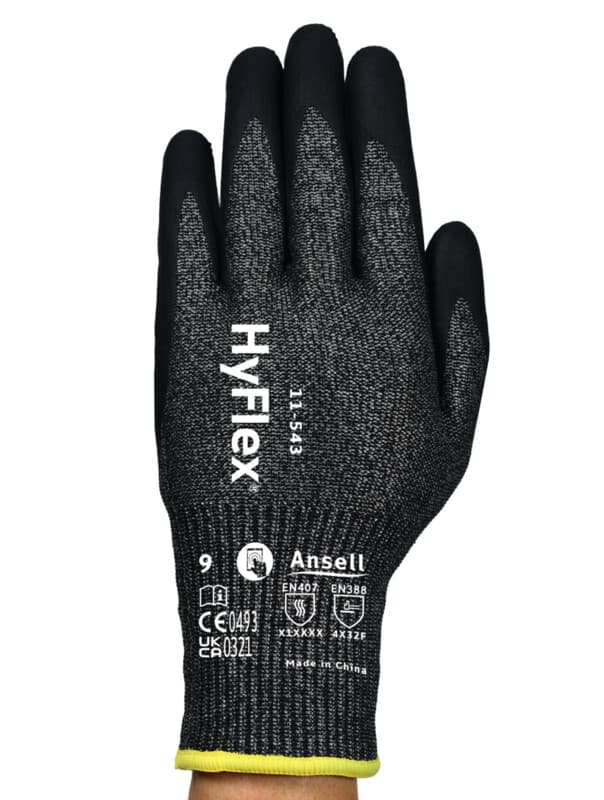 HyFlex® 11-543 Durable, versatile cut-resistant gloves, specially designed for demanding applications