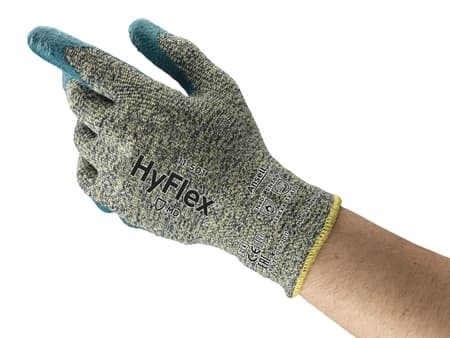 HyFlex® 11-501 Ergonomically designed cut-resistant gloves, providing comfort and dexterity