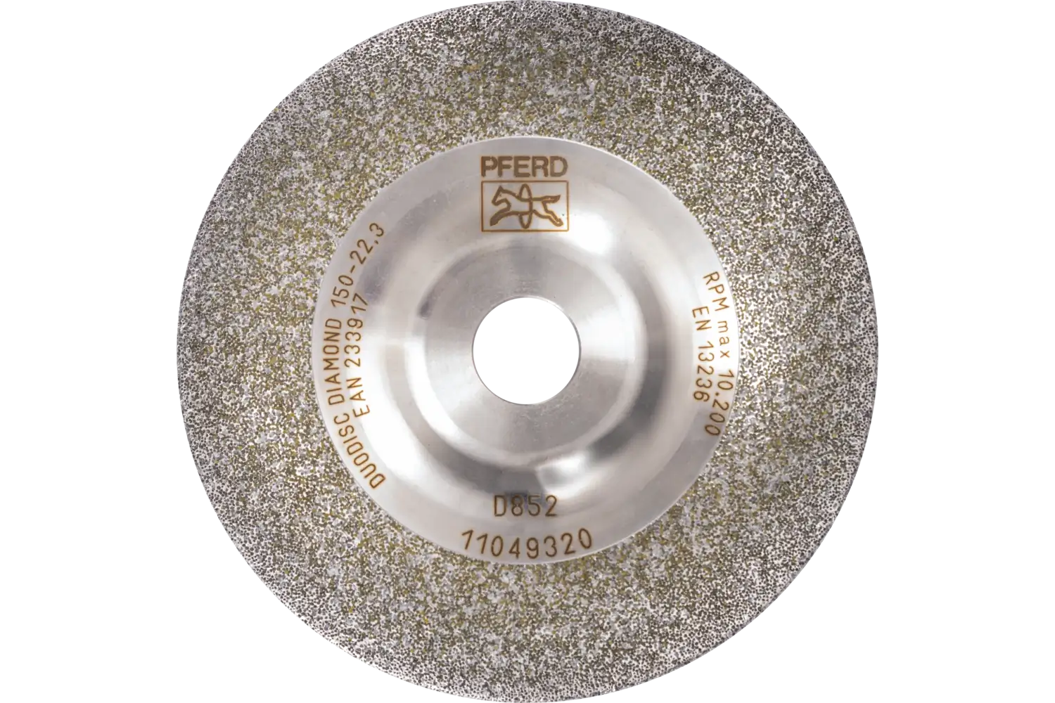 DUODISC DIAMOND 125x22.23 mm D852 (çok kaba) sert malzemelerde çalışmak için 2