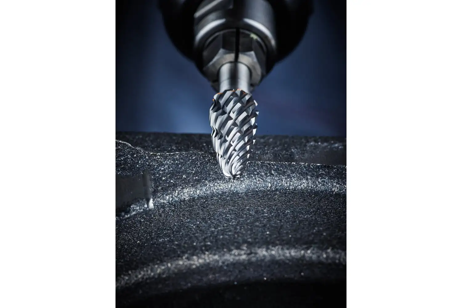 Tungsten karbür yüksek performans freze CAST silindirik ZYAS uç kesim çapı 06x16 mm sap çapı 6 mm döküm demir için 3