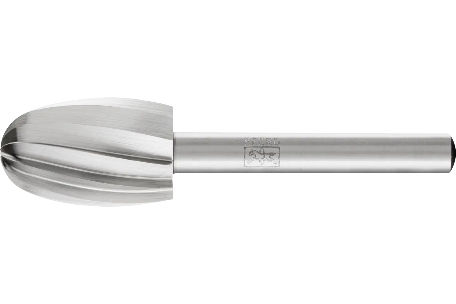 HSS döner kesici ALU oval şekil O çap 16x25 mm sap çapı 6 mm alüminyum/demir dışı 1