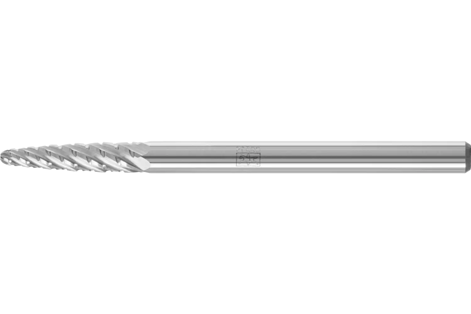Tungsten karbür yüksek performans freze ağaç şekli radyüs uçlu RBF çap 03x13 mm sap çapı 3 mm TITANIUM titanyum için 1