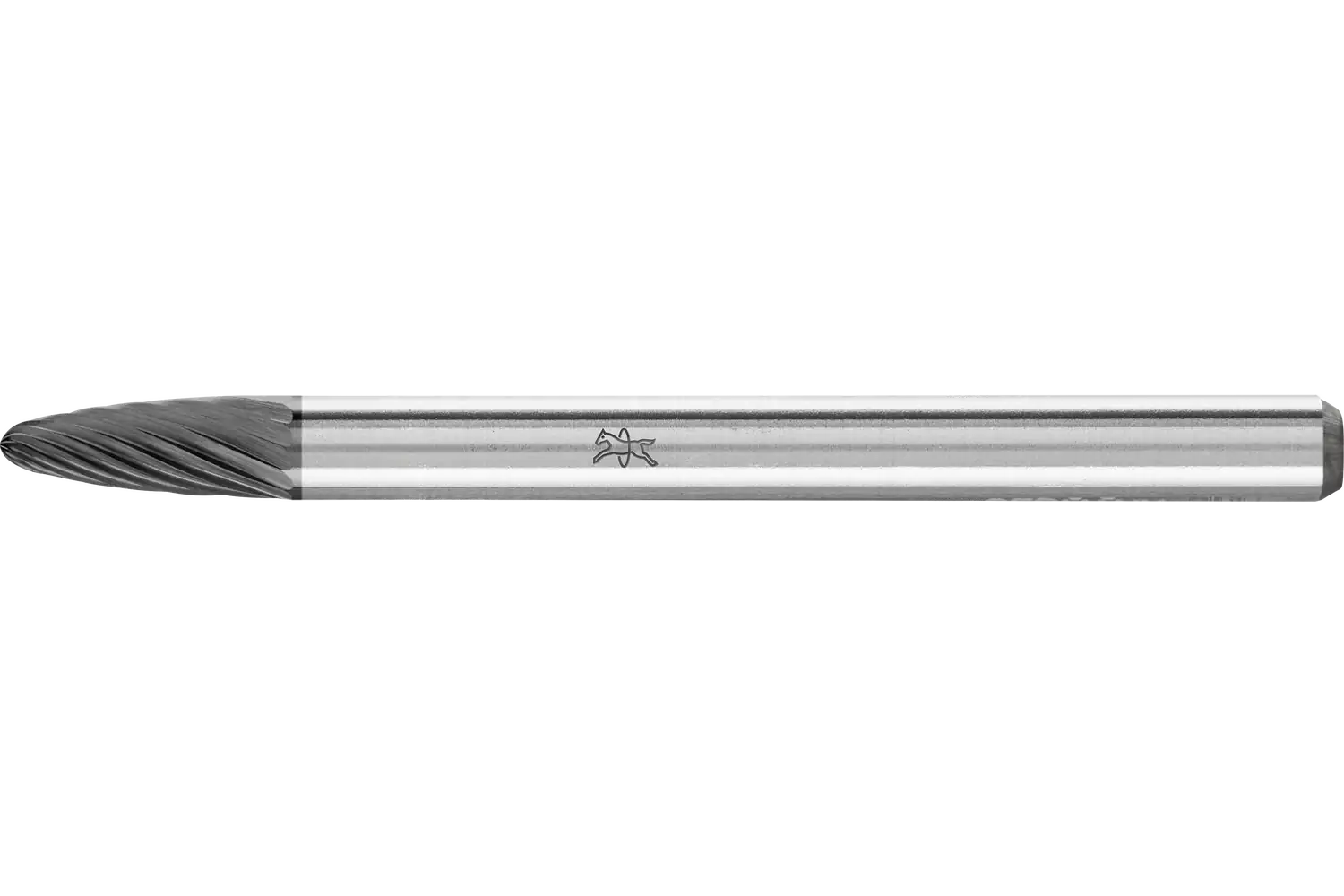 Yüksek performanslı karbür çapak alma frezesi ağaç tipi rad. uçlu RBF çap 03x07 mm sap çapı 3 mm Z3P HICOAT kaplama üni. orta çapraz kesim 1