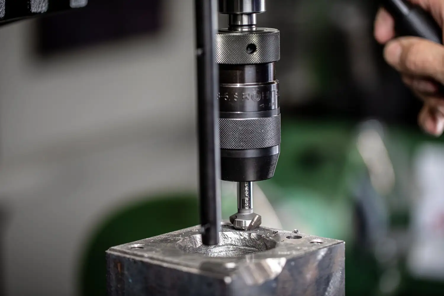 HSS konik ve çapak alma havşası 90 ° çap 10 mm sap çapı 6 mm DIN 335 C 4