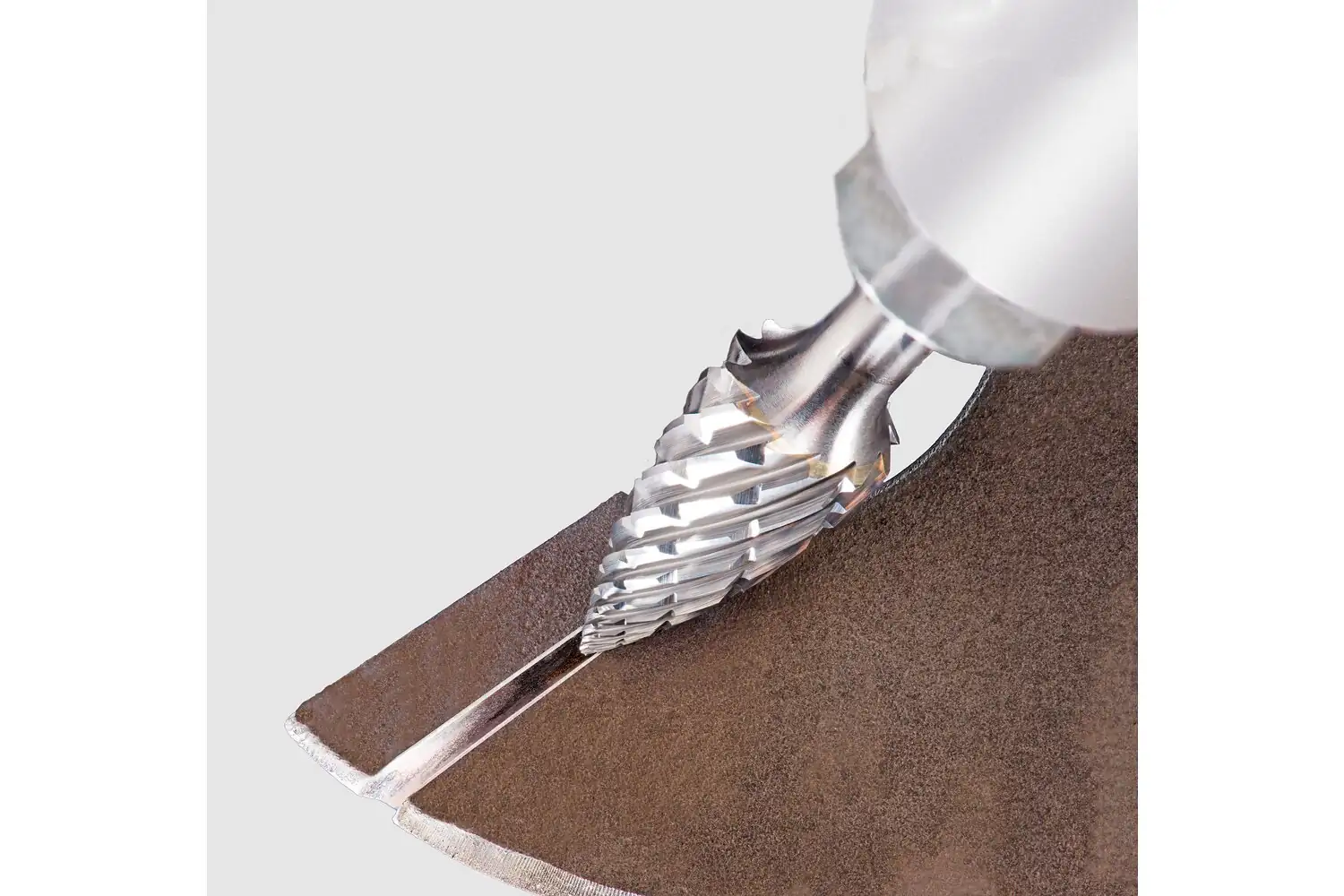 Tungsten karbür yüksek performans freze STEEL sivri uçlu ağaç SPG çap 10x20 mm sap çapı 6 mm HICOAT çelik 2