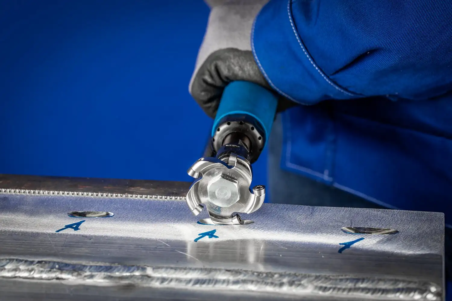 Yüksek performanslı frezeleme diski ALUMASTER çap 49 mm açılı/düz taşlama makineleri için alüminyum üzerinde çalışma 2