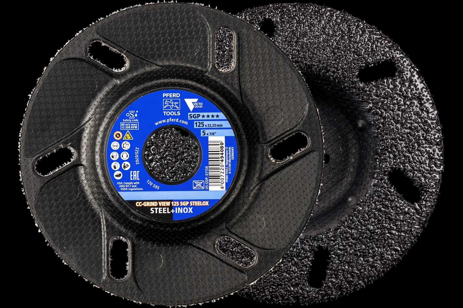 CC-GRIND VIEW, VICTOGRAIN aşındırıcı tanecikli