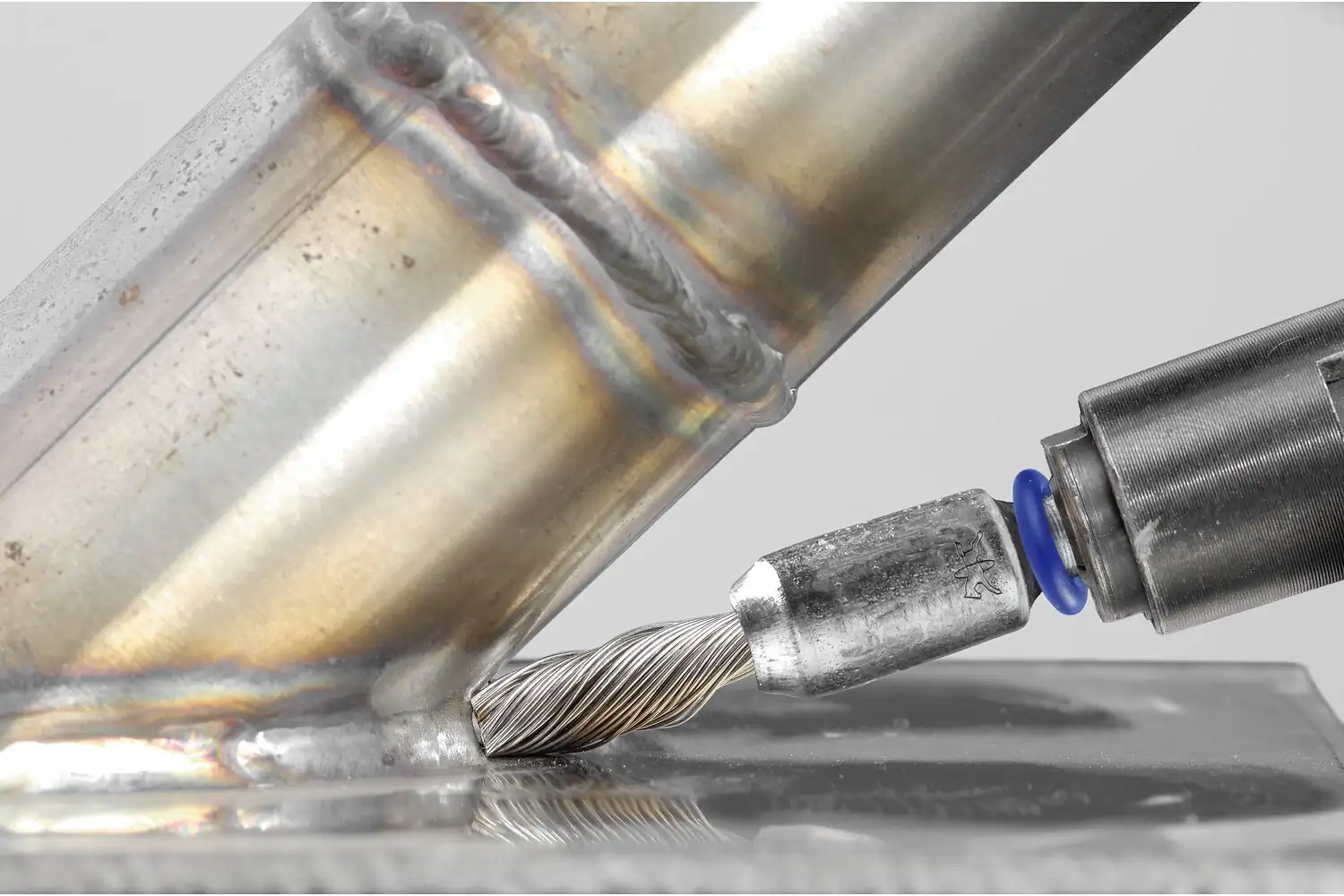 SINGLETWIST INOX-TOTAL kalem fırça burgulu PBGSIT çap 10 mm sap çapı 6 mm paslanmaz çelik tel çapı 0,20 2