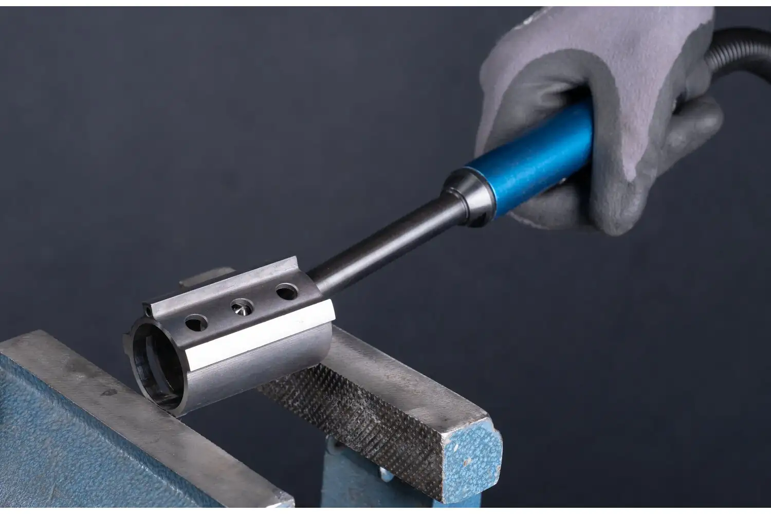 Havalı açılı taşlama motoru PWA 1/9 V-HV HEX 3 mm 900 RPM/35 watts 2
