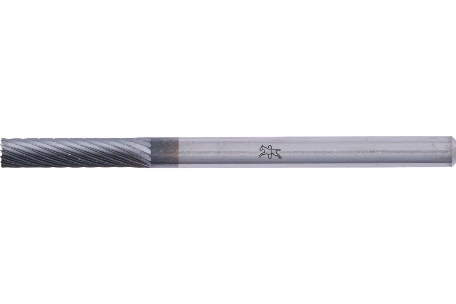 Yüksek performanslı karbür çapak alma frezesi silindirik tip ZYAS uç kesimli çap 03x13 mm sap çapı 3 mm Z5 HICOAT kaplama, üniversal ince 1
