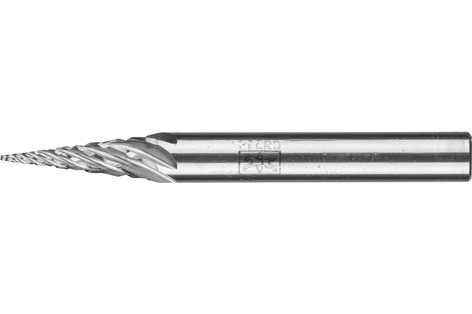 Tungsten karbür yüksek performans freze STEEL konik uçlu SKM çap 06x18 mm sap çapı 6 mm çelik için 1