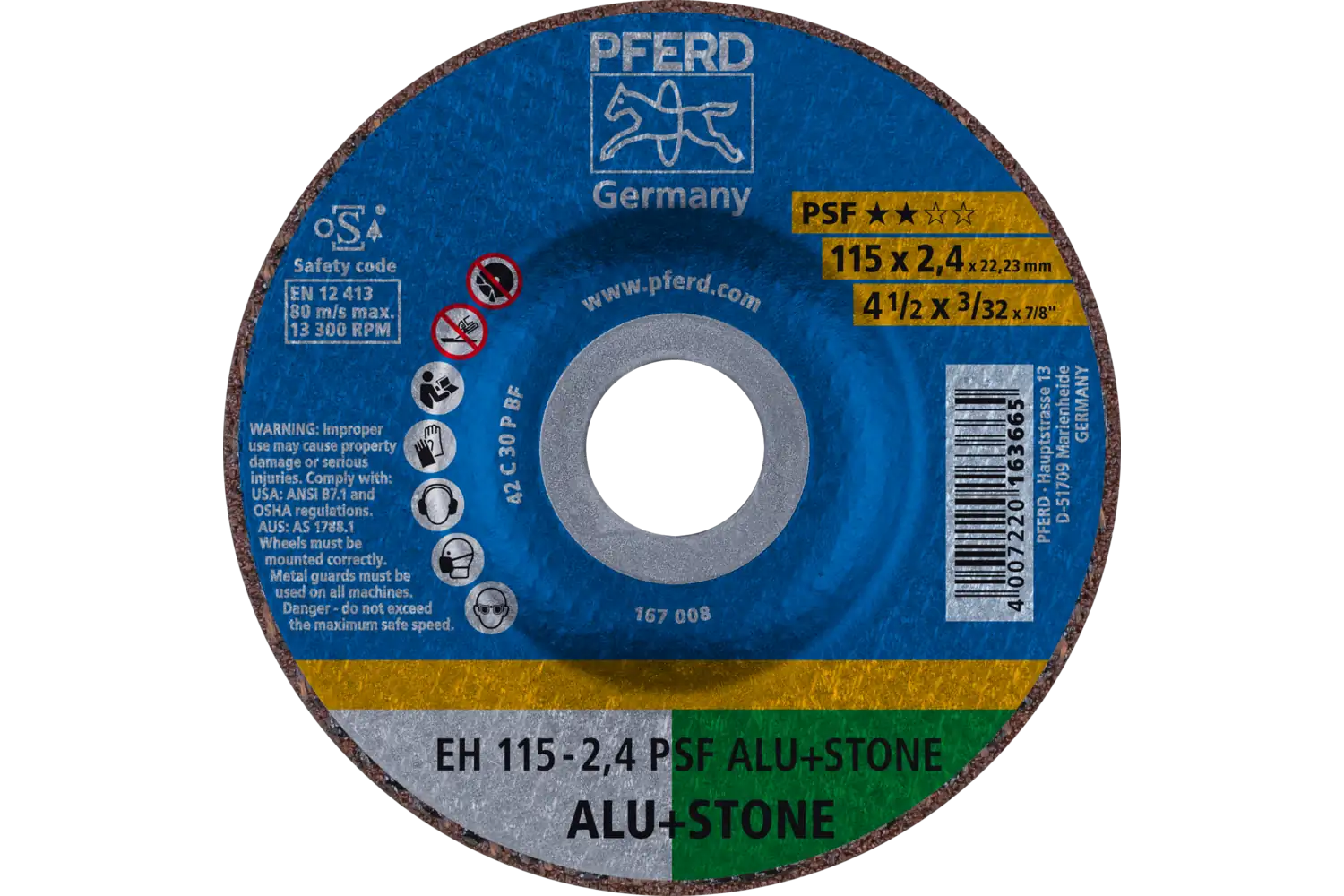 Kesme taşları PSF ALU+STONE ★★☆☆