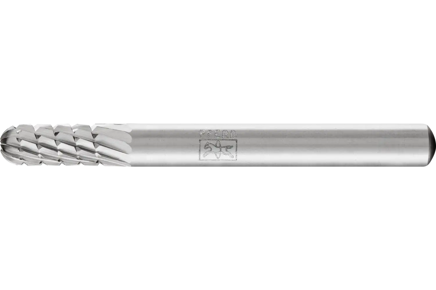 HSS döner kesici radyüs uçlu silindirik şekil C çap 06x16 mm sap çapı 6 mm Z 3 Üniversal orta ince talaş kırıcı 1