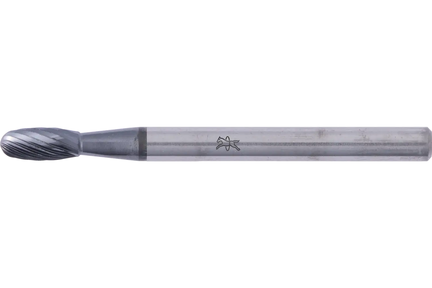 Yüksek performanslı karbür çapak alma frezesi oval tip TRE çap 03x07 mm sap çapı 3 mm Z3 HICOAT kaplamalı, üniversal orta 1