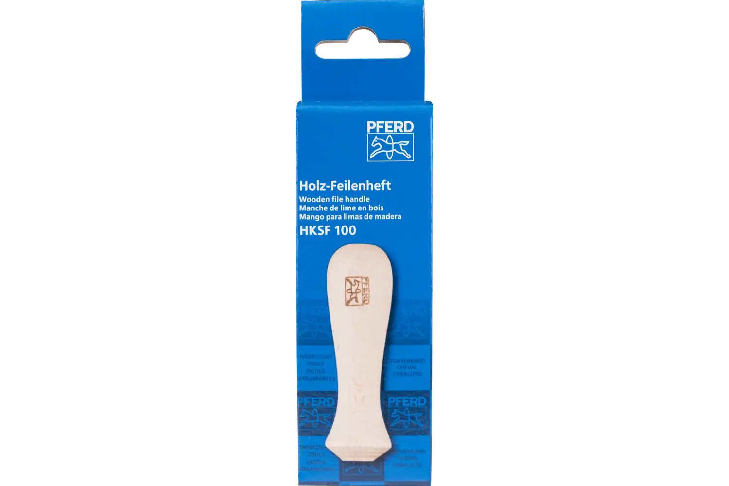Ahşap eğe sapı tipi HKSF, 100 mm, zincir testere bileme eğeleri için, çap 4.8-7.9 mm (1) 2