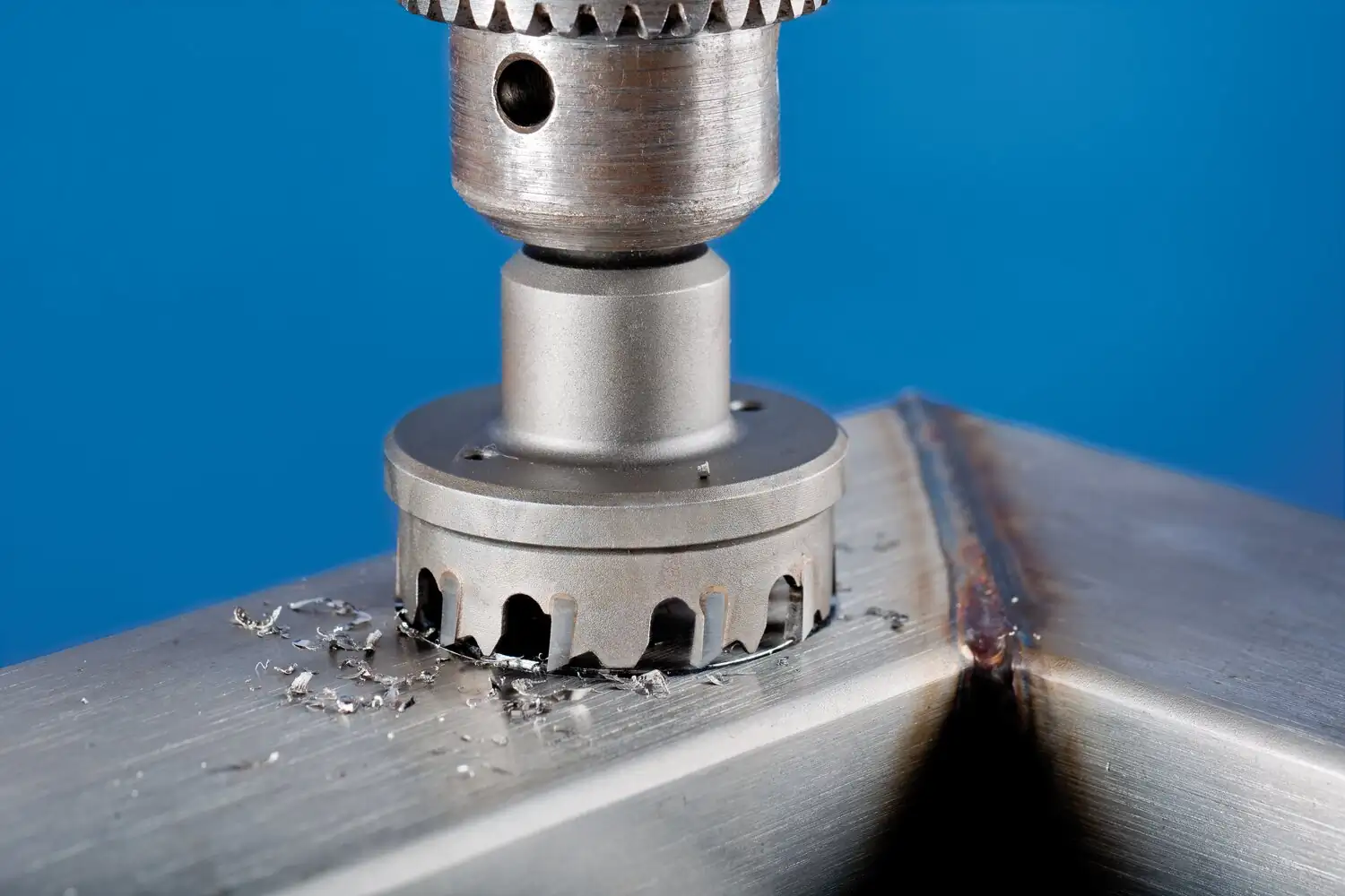 Tungsten karbür delik açıcı/delik testeresi çap 100x8 mm sap çapı 12 mm kesme derinliği 4 mm Üniversal 2