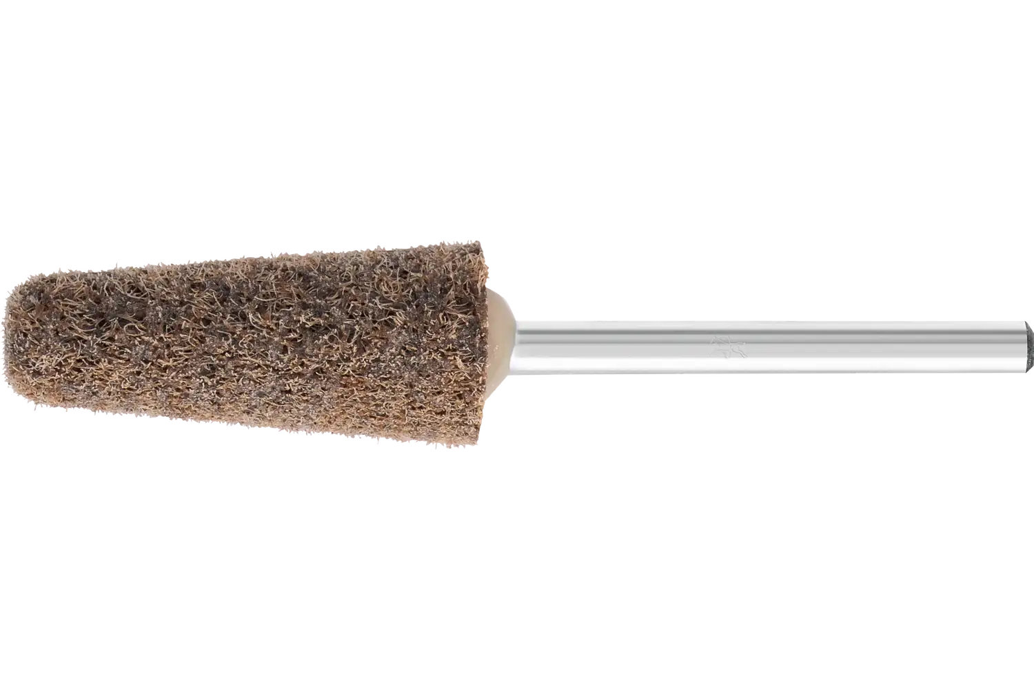 POLINOX preslenmiş elyaf taşlama ucu konik tip PNER çap 10x25 mm sap çapı 3 mm sert A kaba, finisaj için 1
