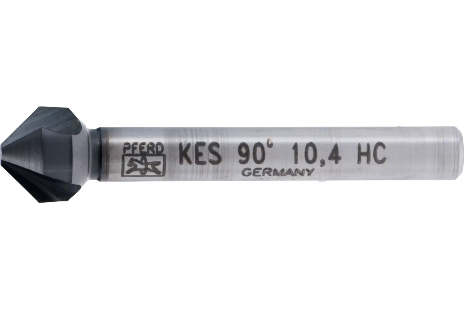 HSS konik ve çapak alma havşası 90 ° çap 10,4 mm sap çapı 6 mm DIN 335 C HICOAT kaplama 1