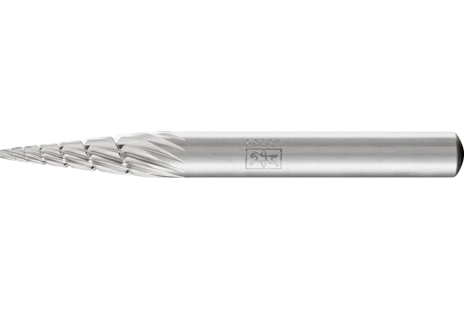 HSS döner kesici sivri uçlu konik tip G çap 06x18 mm sap çapı 6 mm Z 3 üniversal orta ince talaş ayırıcılı 1