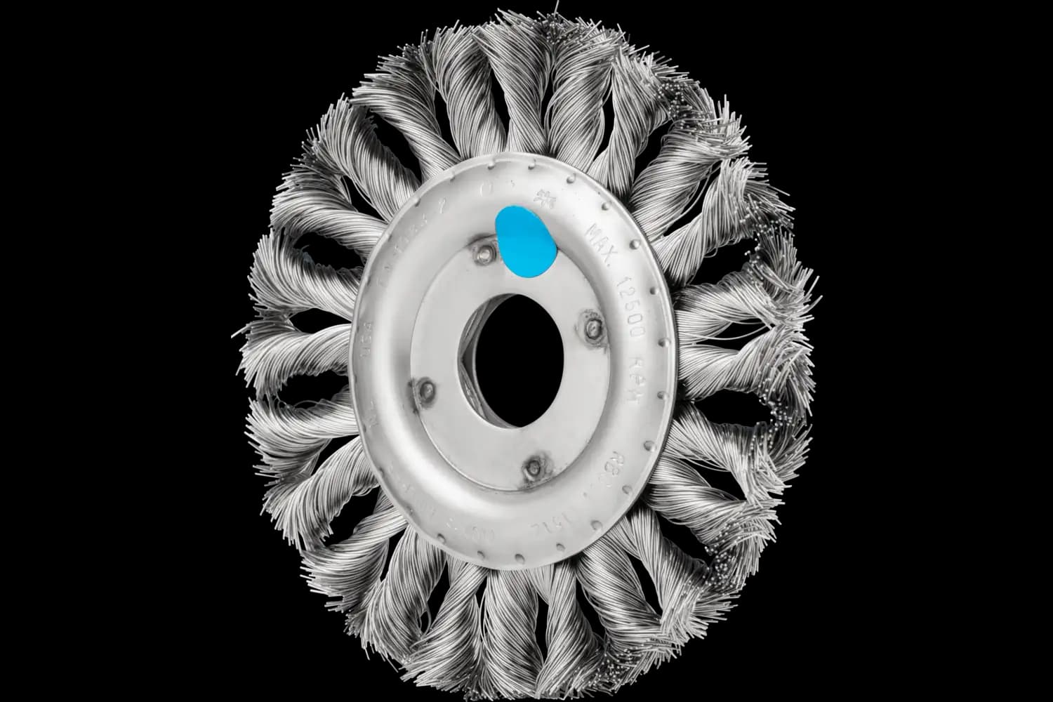 COMBITWIST INOX-TOTAL dairesel fırça RGBIT çap 115x12x22,2 mm paslanmaz çelik tel çapı 0,35 mm açılı taşlama makineleri 1