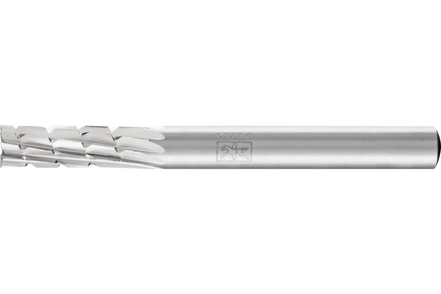 HSS döner kesici silindirik şekil uç A-ST çapı 06x16 mm sap çapı 6 mm Z 2 üniversal orta talaş kırıcı 1