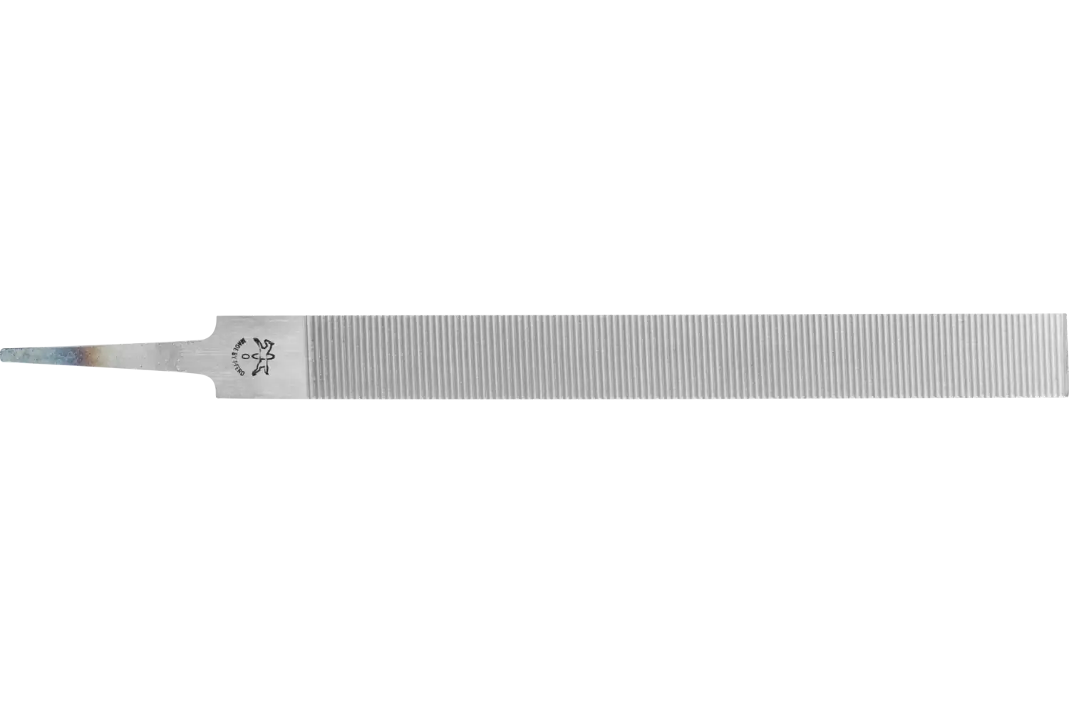 Alüminyum lama için eğe 250 mm, kesim 0, yumuşak metal ve plastik üzerinde çalışmak için 1