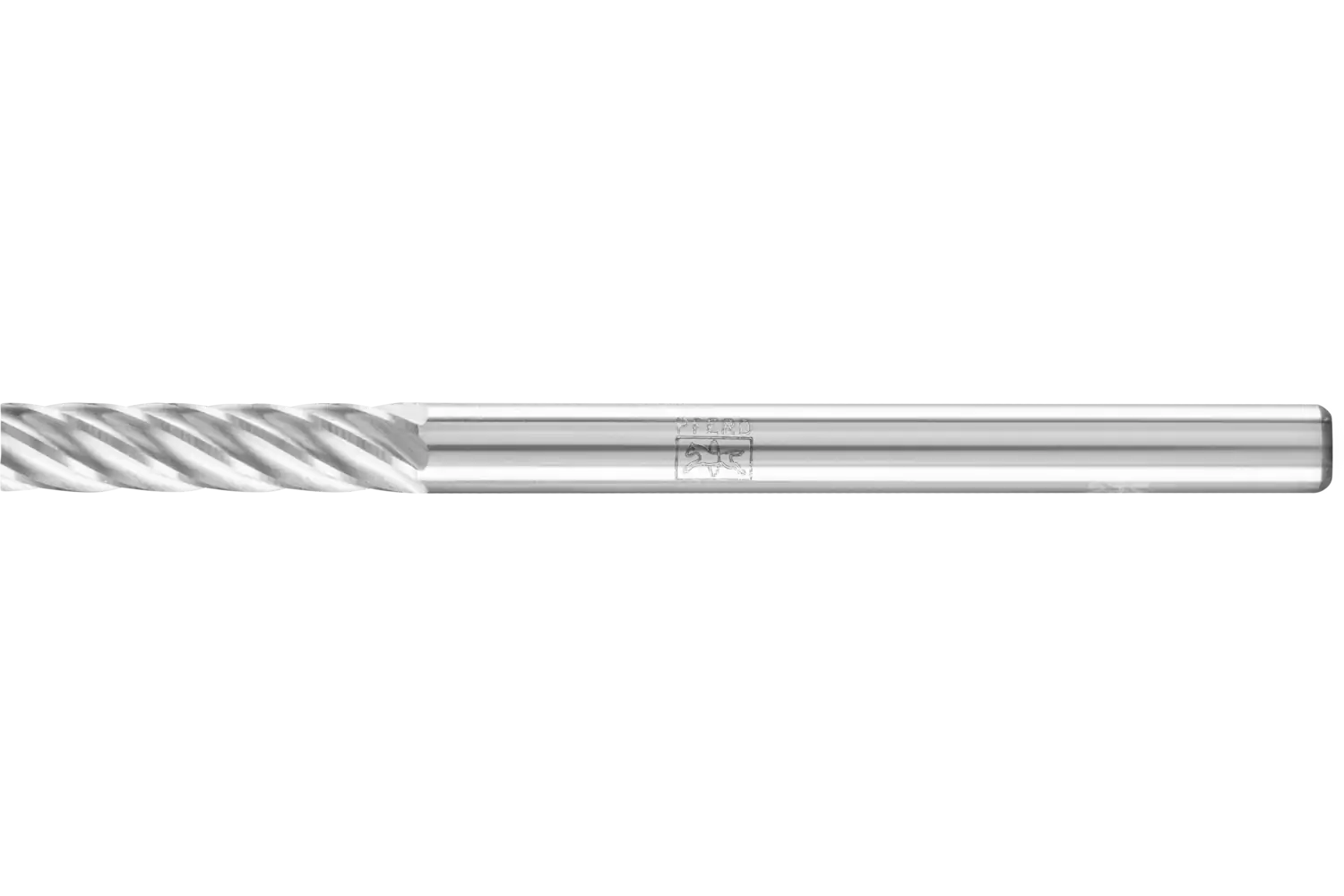 Tungsten karbür yüksek performans freze INOX silindirik ZYA çap 03x13 mm sap çapı 3 mm paslanmaz çelik için 1