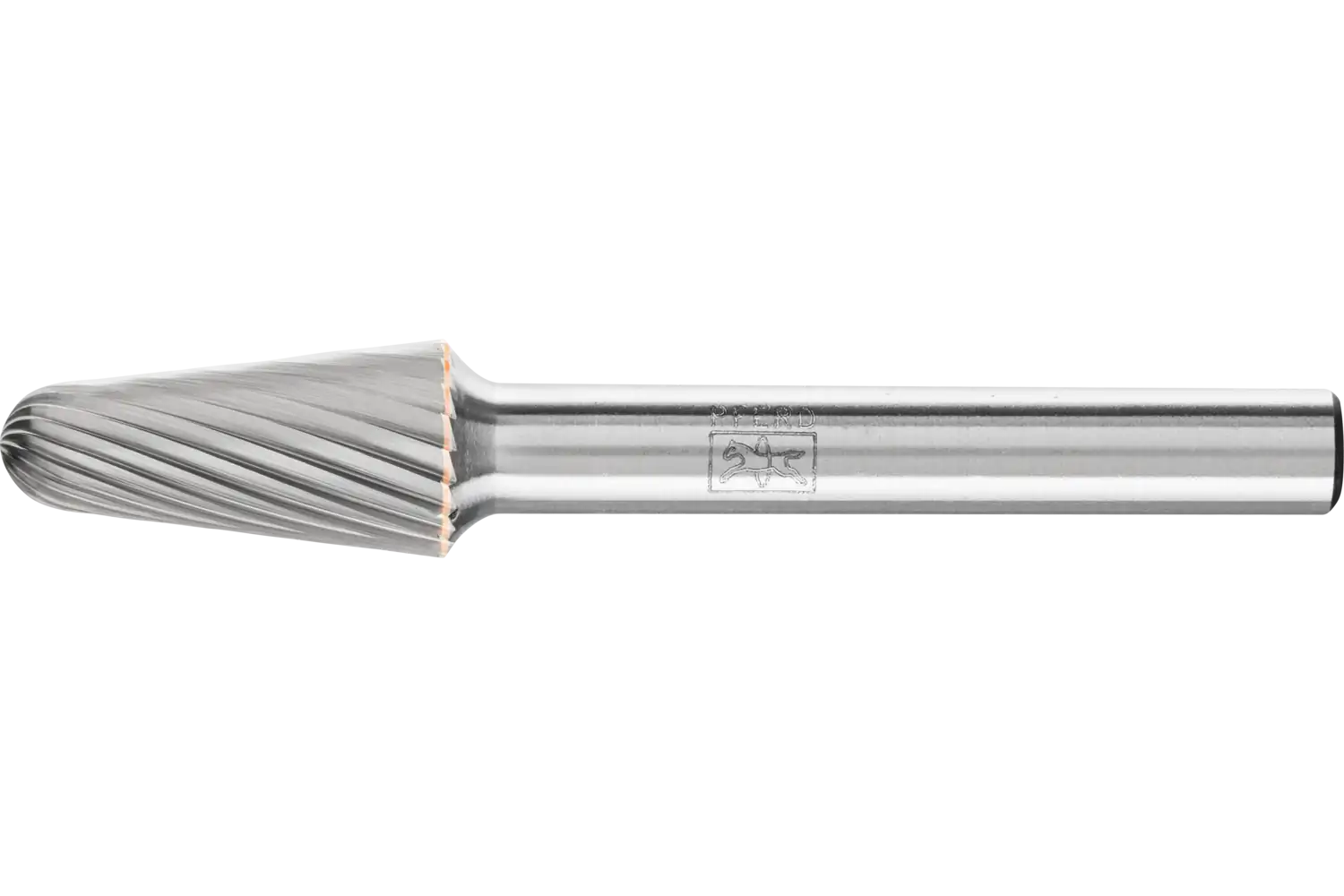 Karbür çapak alma frezesi, konik tip, radyüs uçlu, KEL çap 10x20 mm sap çapı 6 mm Z3 üniversal orta 1