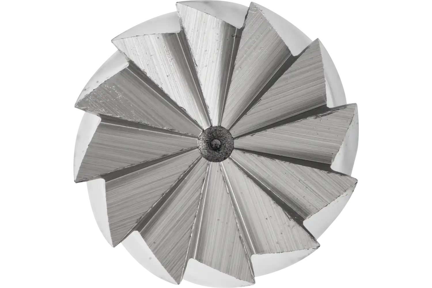 HSS döner kesici ALU uç kesimli silindirik şekil A-ST çap 16x25 mm sap çapı 6 mm alüminyum/demir dışı 2