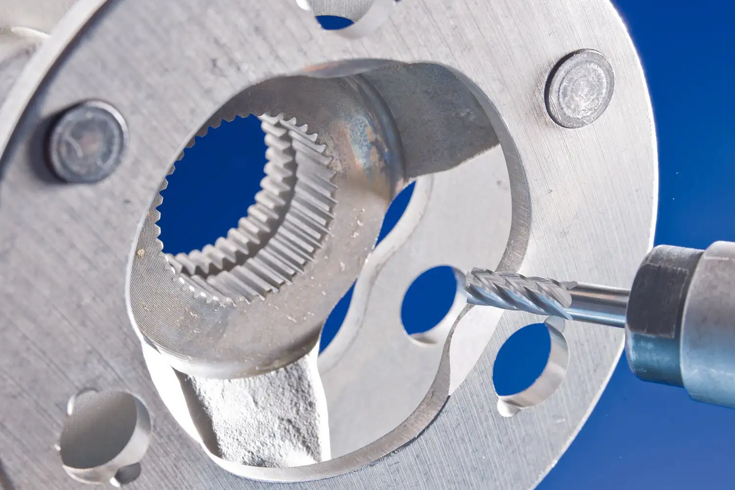 Tungsten karbür yüksek performans freze INOX silindirik ZYAS uç kesim çapı 03x13 mm sap çapı 3 mm paslanmaz çelik 4