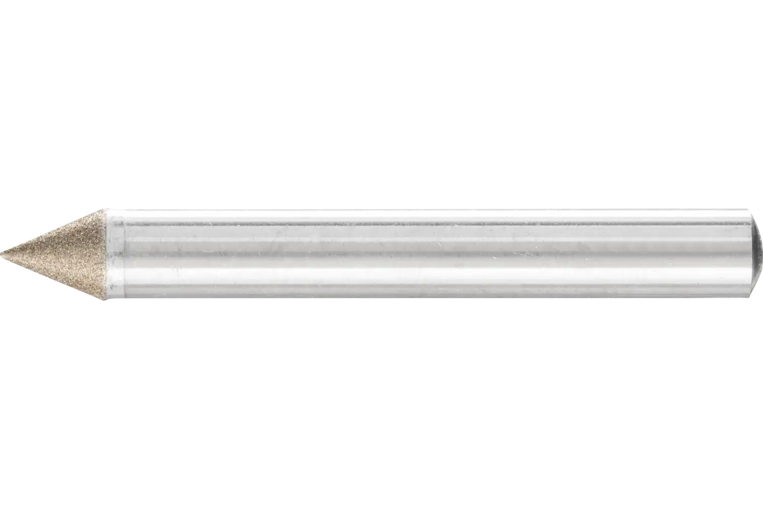 Pah kırma/çapak alma/havşa açma için CBN taşlama ucu sivri uçlu konik çap 6x45 ° sap çapı 6 mm B64 (hassas) 1