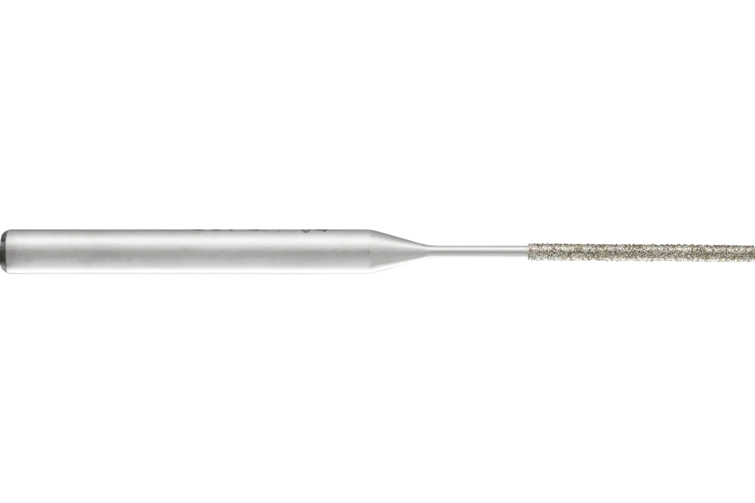 Manuel eğeleme takımı için elmas eğe yuvarlak 1,0x50 mm sap çapı 3 mm D126 (orta) tam 1