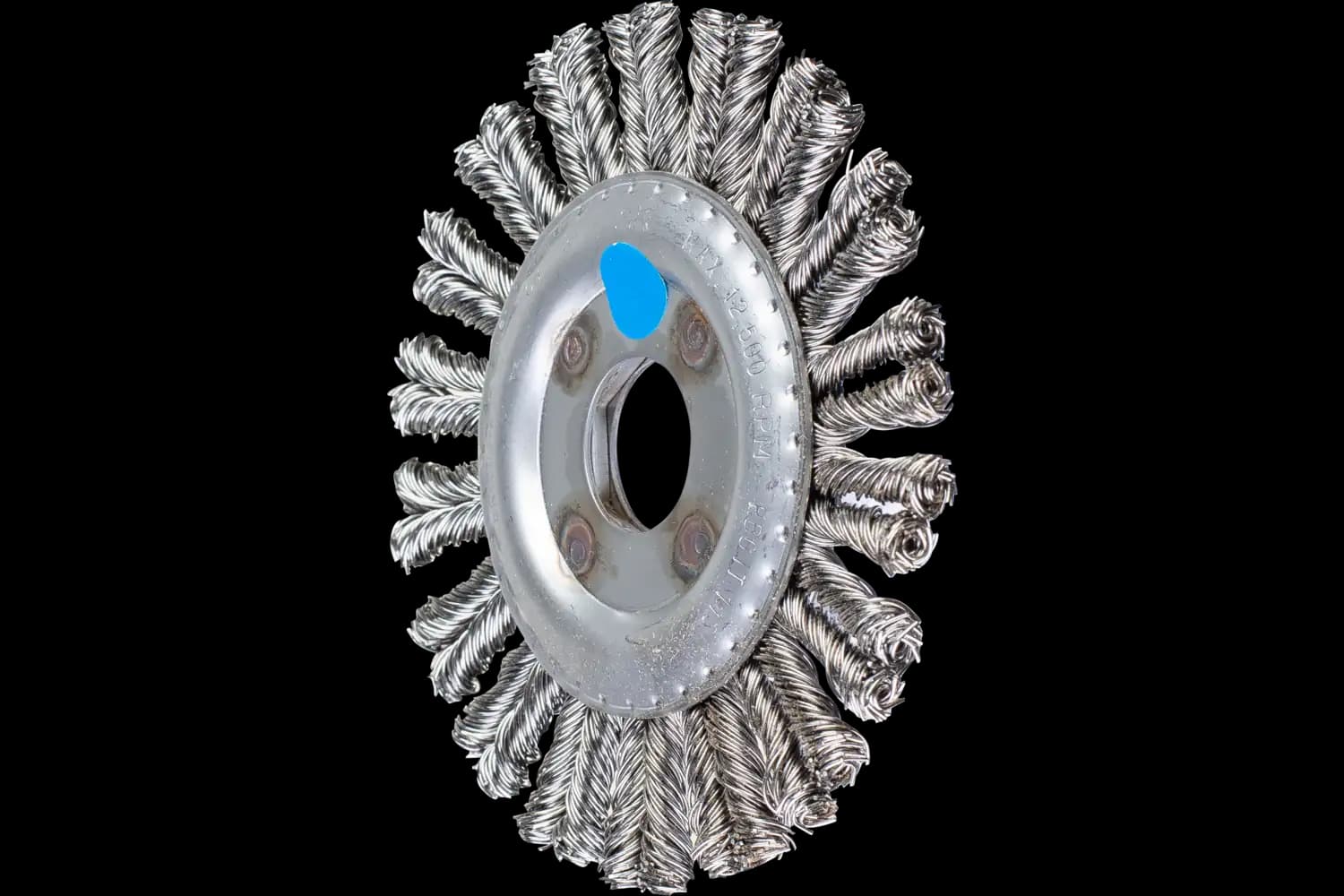 COMBITWIST PIPE fırça INOX-TOTAL RGBIT çap 115x6x22,2 mm paslanmaz çelik tel çapı 0,50 mm açılı taşlama makineleri 1