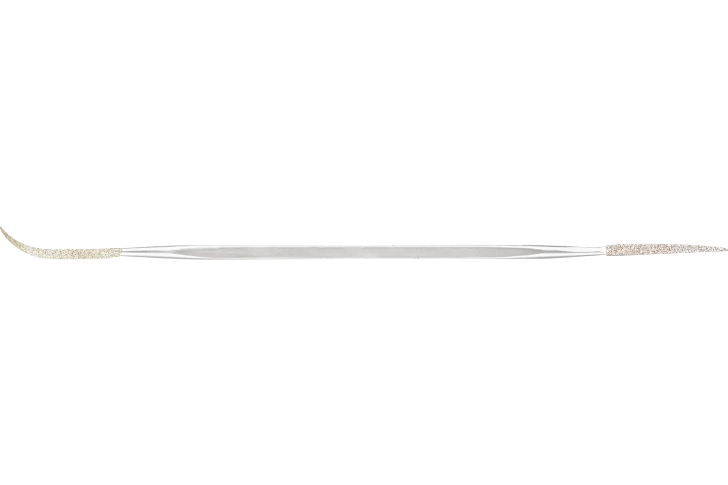 sert malzemelerde kompleks geometriler için elmas kalıpçı eğesi üçgen 150mm D126 (orta) 1