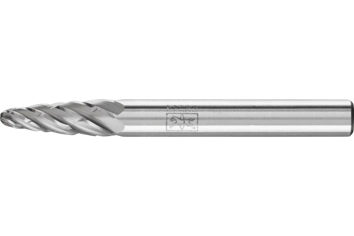 Tungsten karbür yüksek performans freze CAST ağaç şekli radyüs uçlu RBF çap 06x18 mm sap çapı 6 mm döküm demir için 1