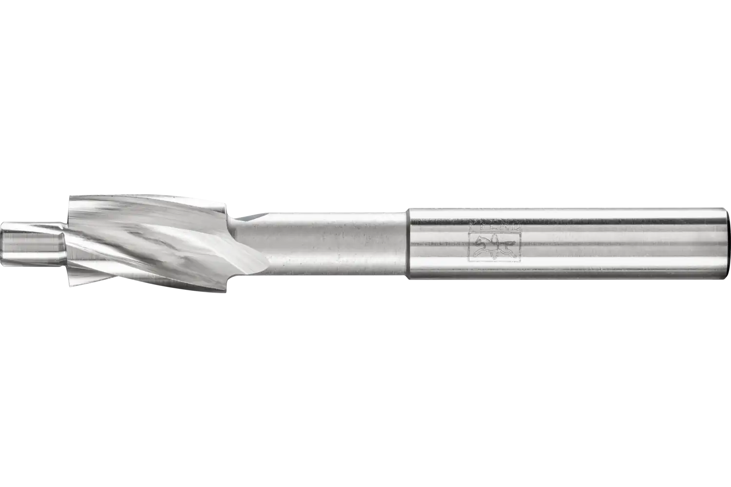 HSS düz havşa kılavuz pimi ile DIN 373 çap 11,0 mm sap çapı 8 mm boşaltma deliği için 1