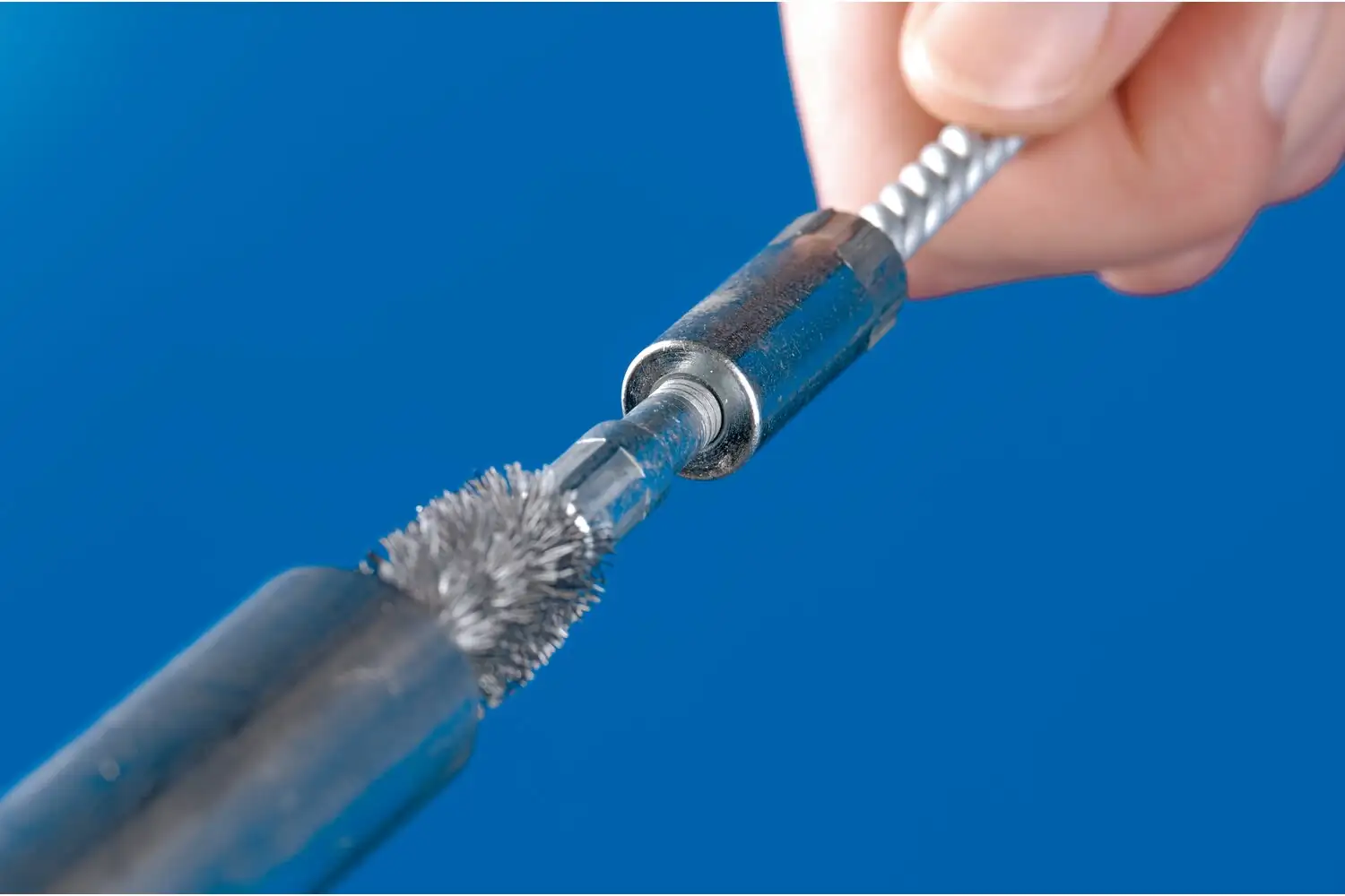 Aksesuar tel sap IBUS, 1/2” vidalı boru fırçaları için, 1000 mm uzunluk 2