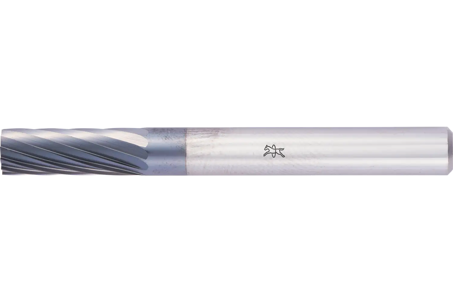 Yüksek performanslı karbür çapak alma frezesi silindirik tip ZYA çap 10x20 mm sap çapı 6 mm Z3 HICOAT kaplamalı, üniversal orta 1