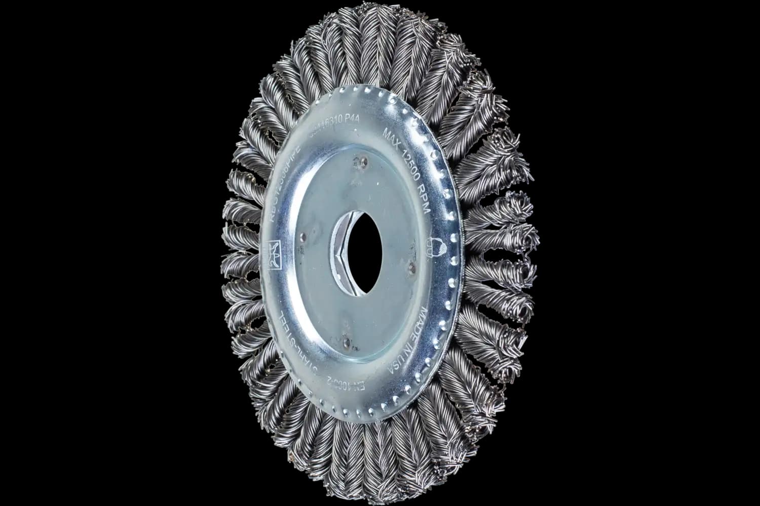 COMBITWIST PIPELINE fırça burgulu RBG çap 125x6x22,2 mm çelik tel çapı 0,50 mm açılı taşlama makineleri 1