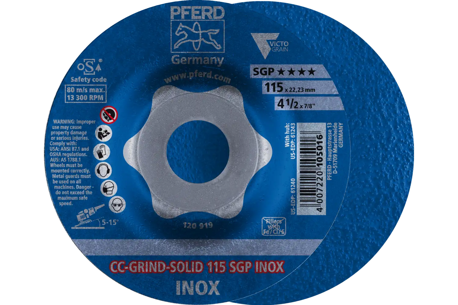 CC-GRIND taşlama diskleri SOLID SGP INOX ★★★★