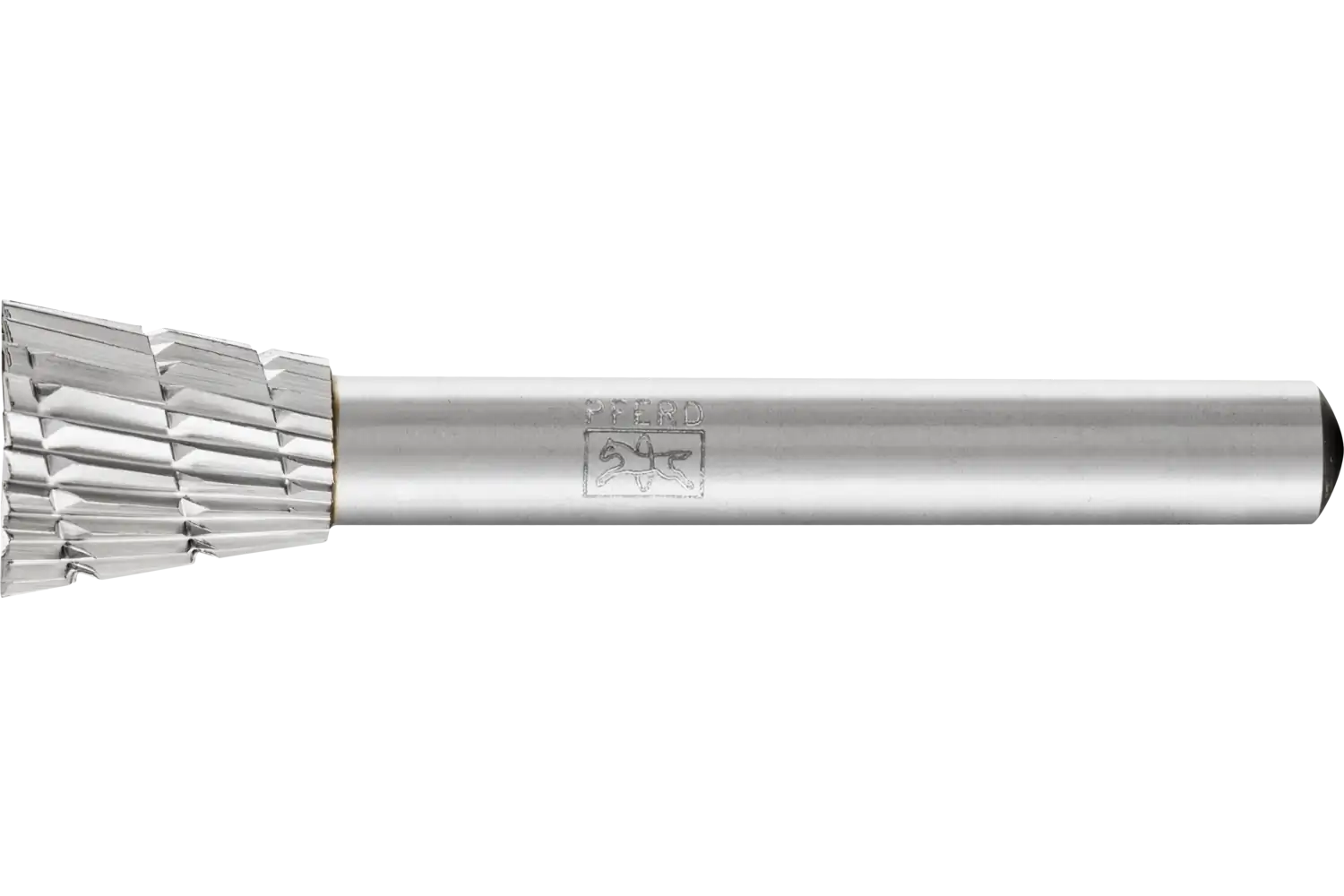 HSS ters konik uç W-ST 12x13 mm sap çapı 6 mm Z 3 Üniversal orta ince talaş kırıcı 1