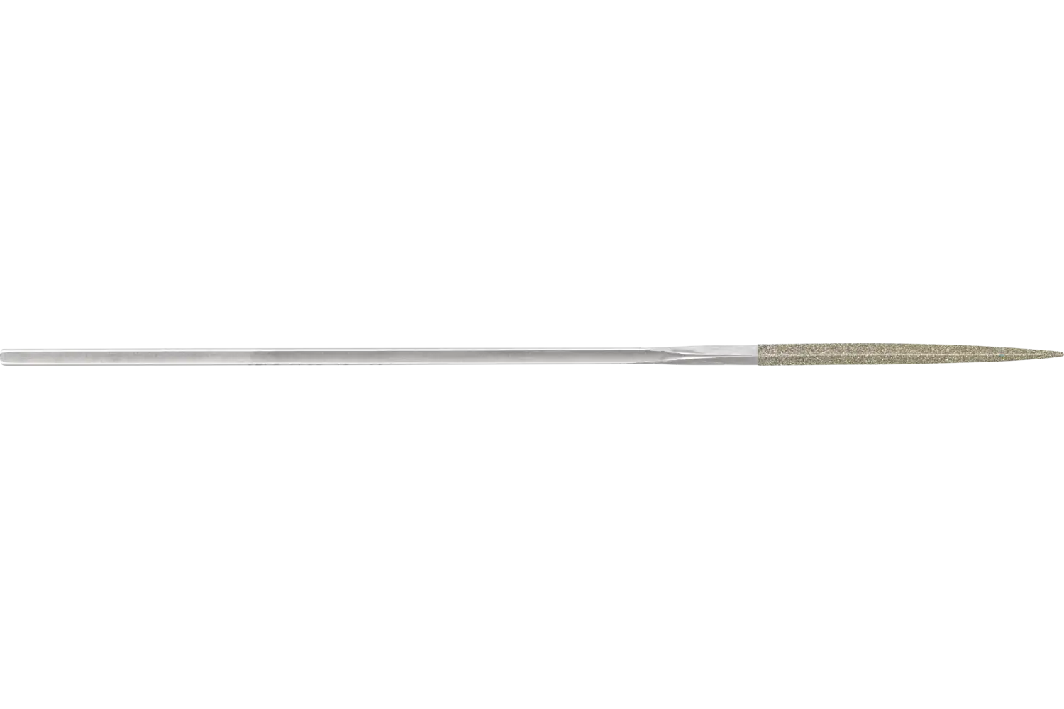 Sert malzemelerde küçük geometriler için elmas hassas eğe üçgen 140mm D126 (orta) 1