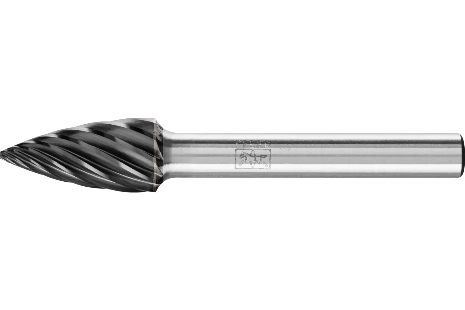 Tungsten karbür yüksek performans freze INOX sivri uçlu ağaç SPG çap 10x20 mm sap çapı 6 mm HICOAT paslanmaz çelik 1