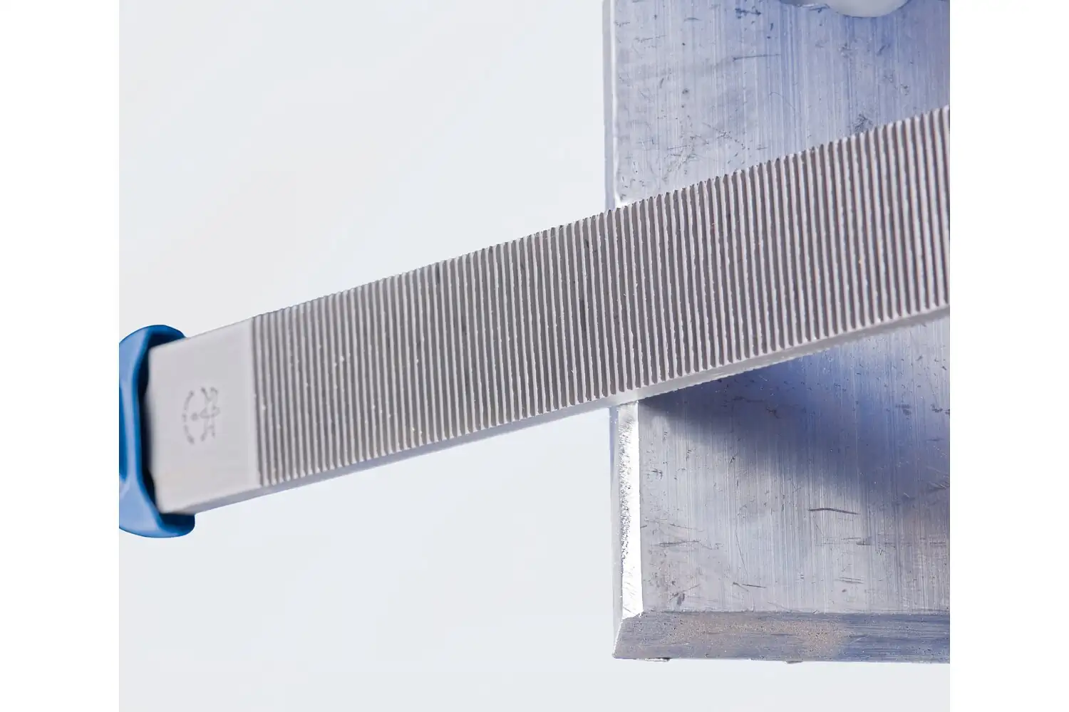 Alüminyum lama için eğe 250 mm, kesim 0, yumuşak metal ve plastik üzerinde çalışmak için 2